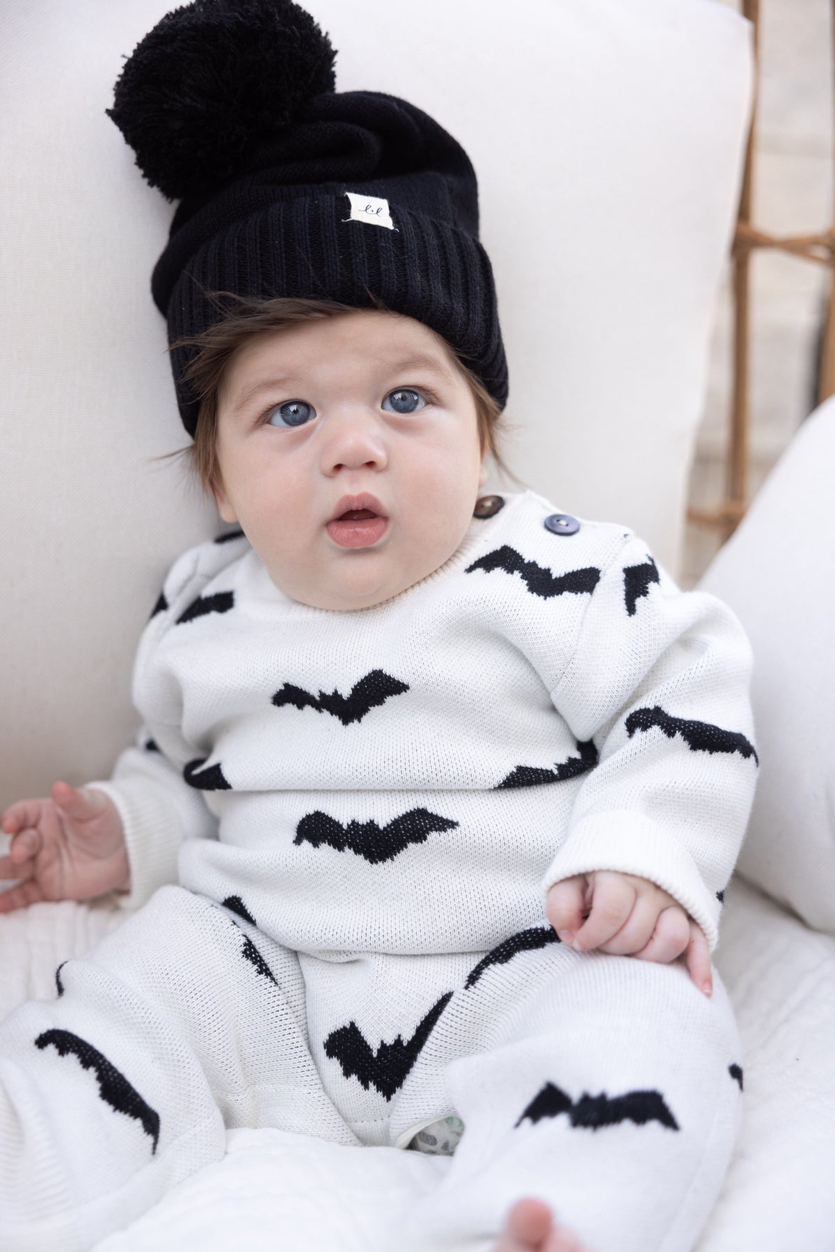 Midnight Bats Jacquard Jumpsuit