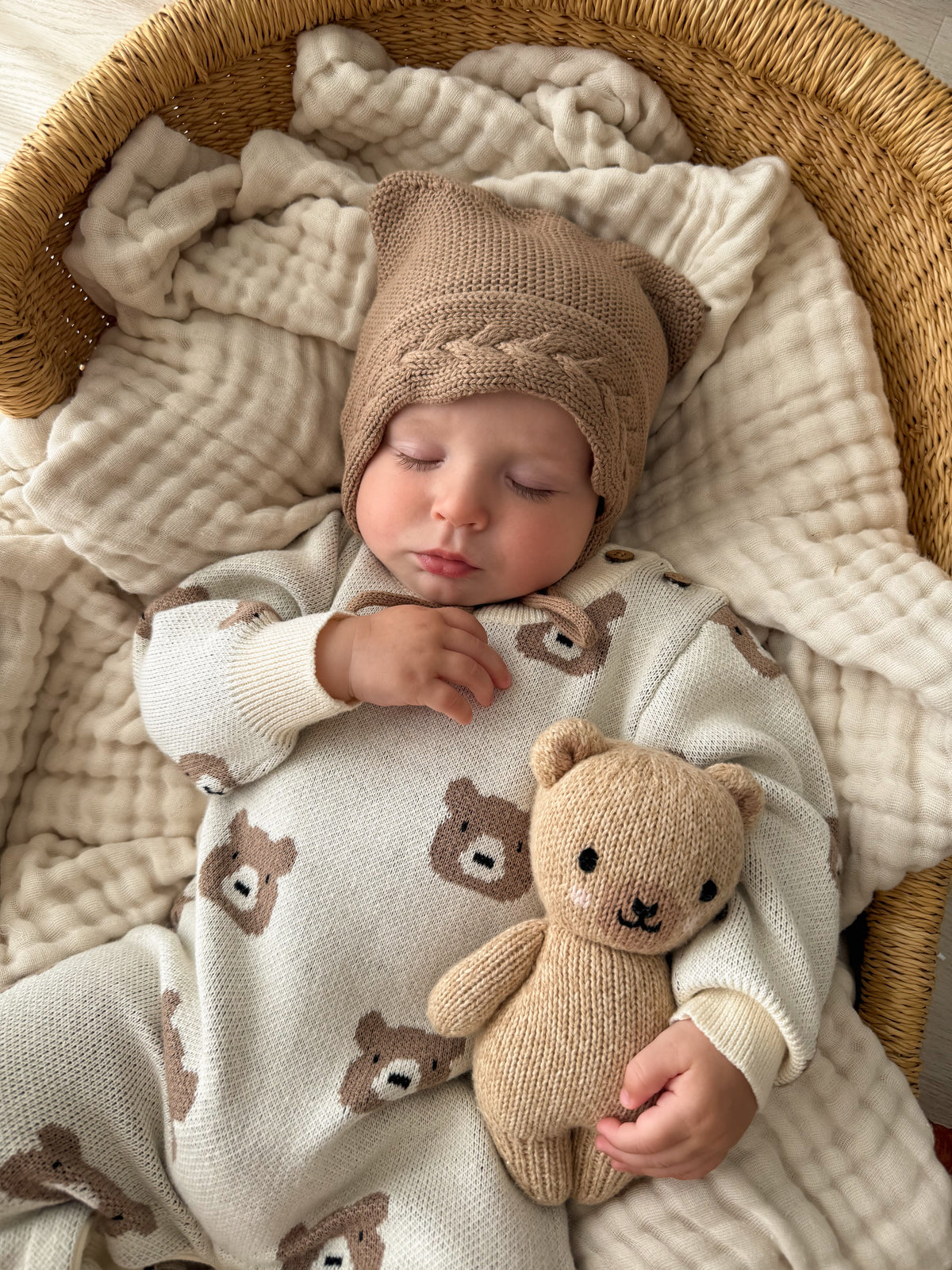 Little Bear Jacquard Jumpsuit