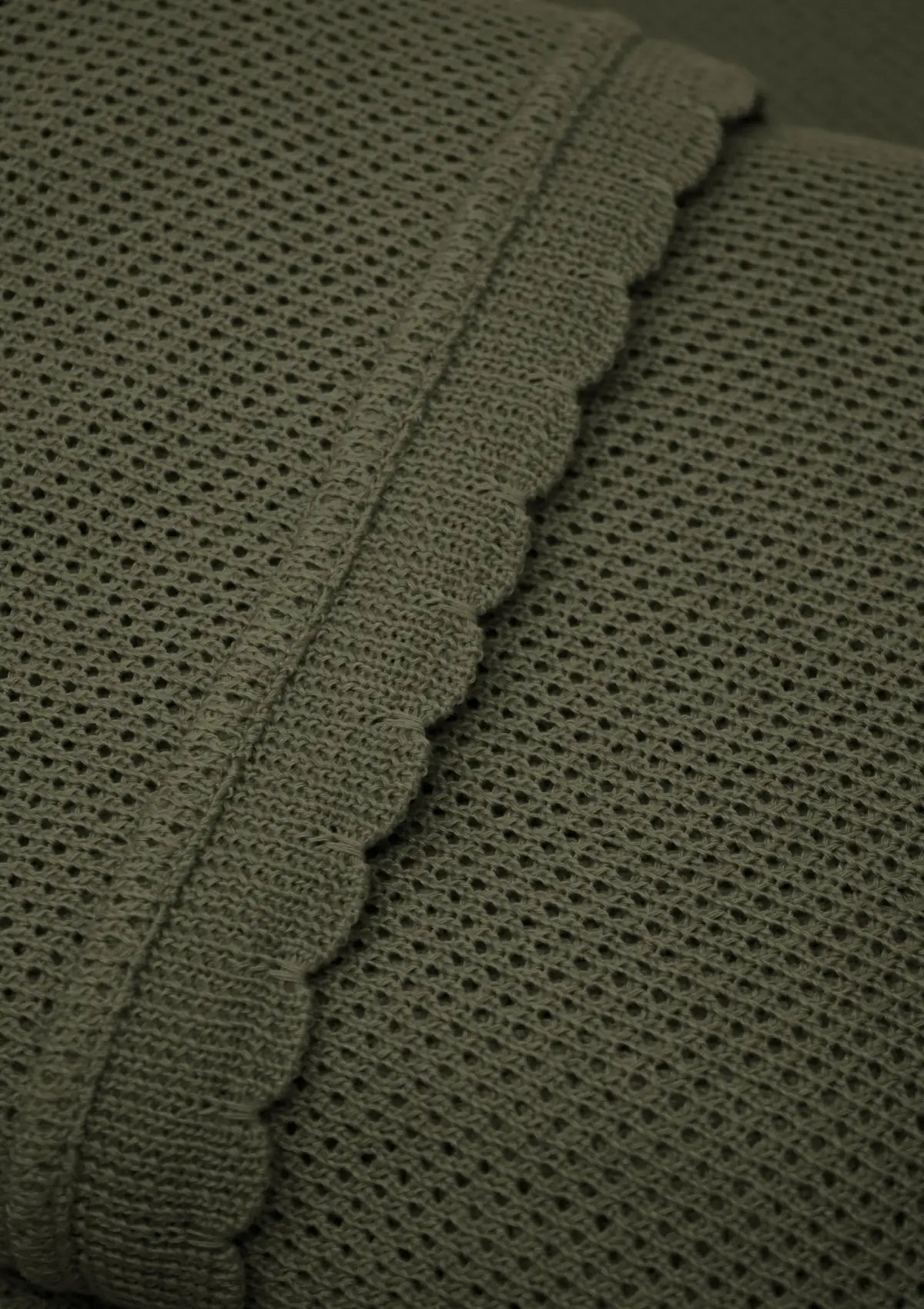 Limited Edition: Scalloped Cocoon - Olive