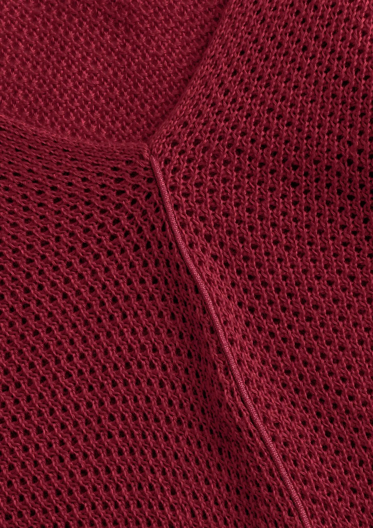 Burgundy Cocoon