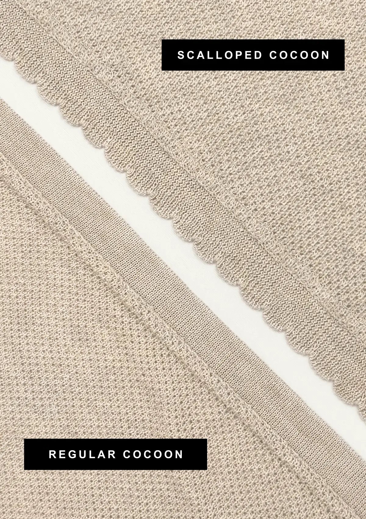 Limited Edition: Scalloped Cocoon - Natural