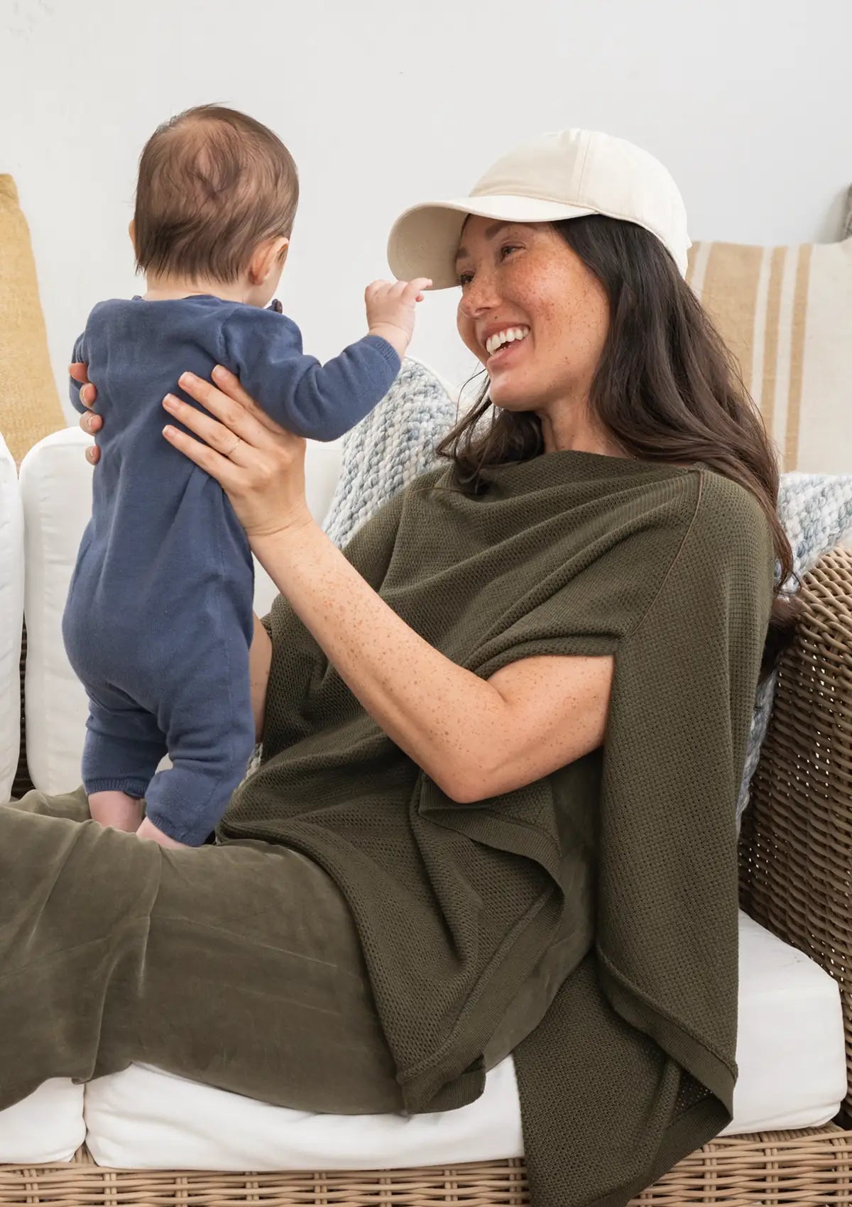 The Olive Cocoon™ Breathable Nursing Cover