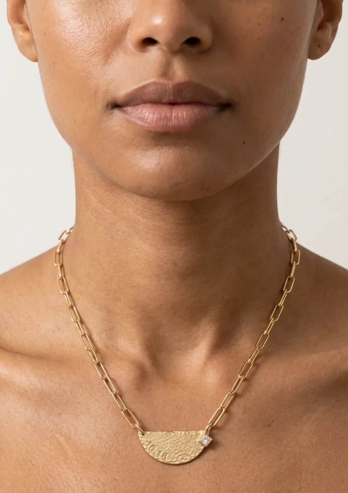 The Demi Lune Necklace - 14k gold filled