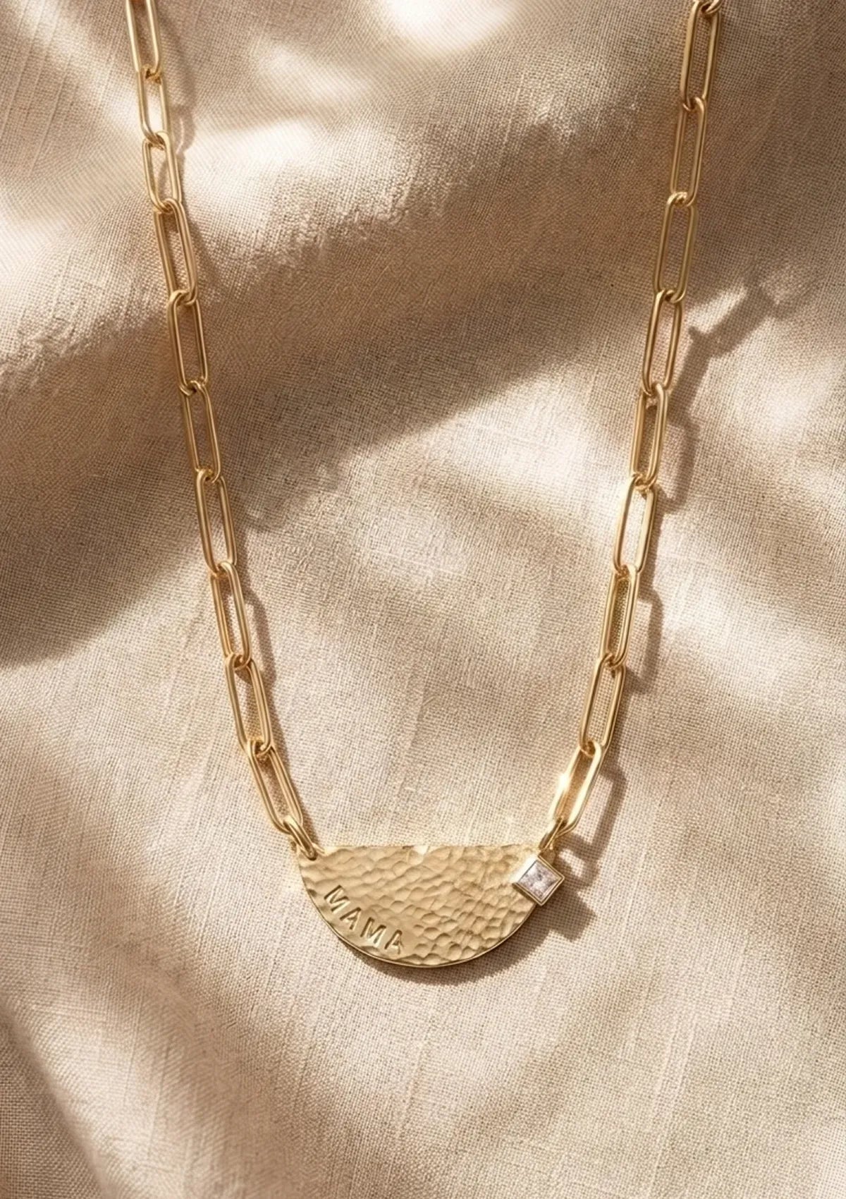 The Demi Lune Necklace - 14k gold filled