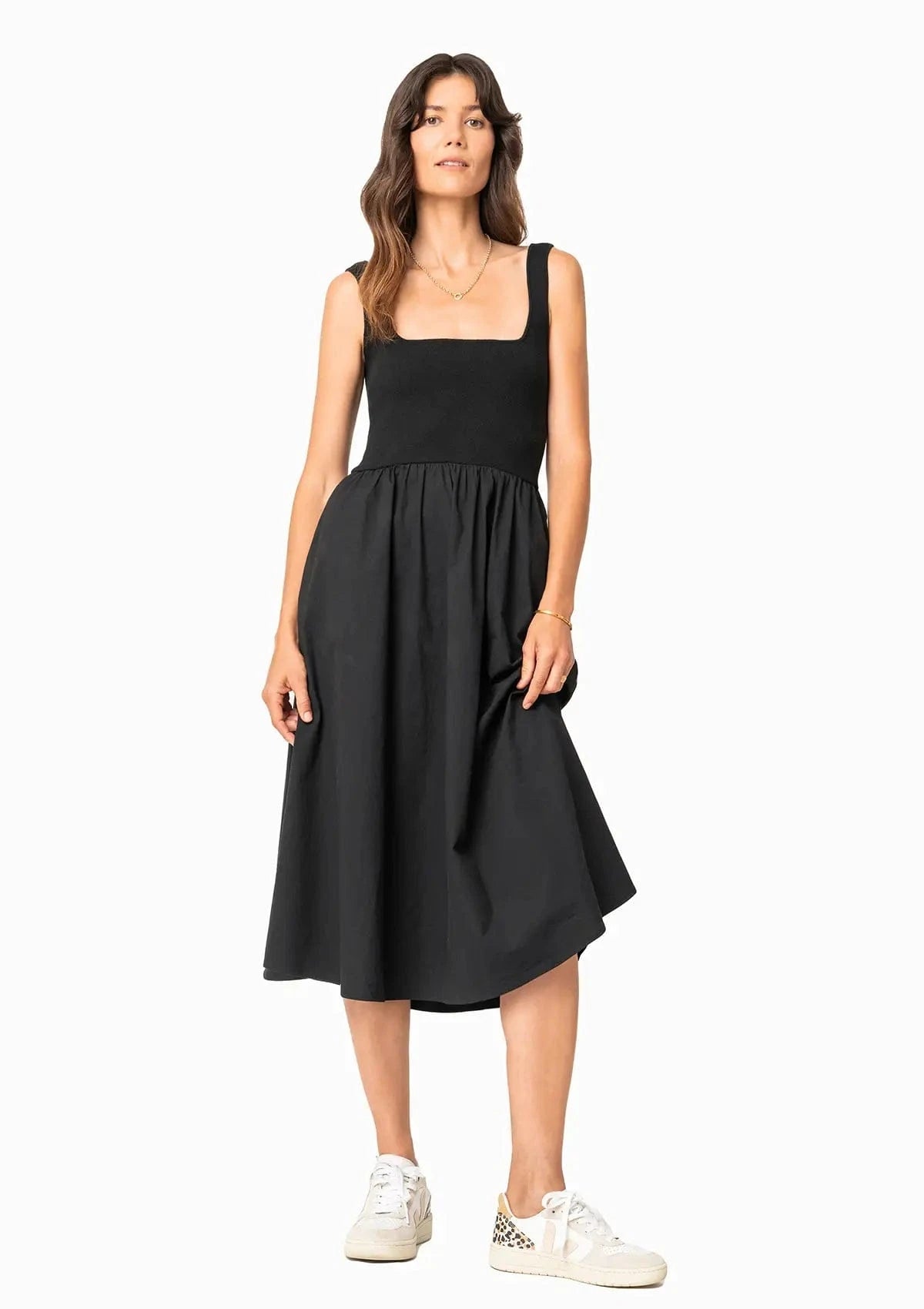 Illusion Dress - Black