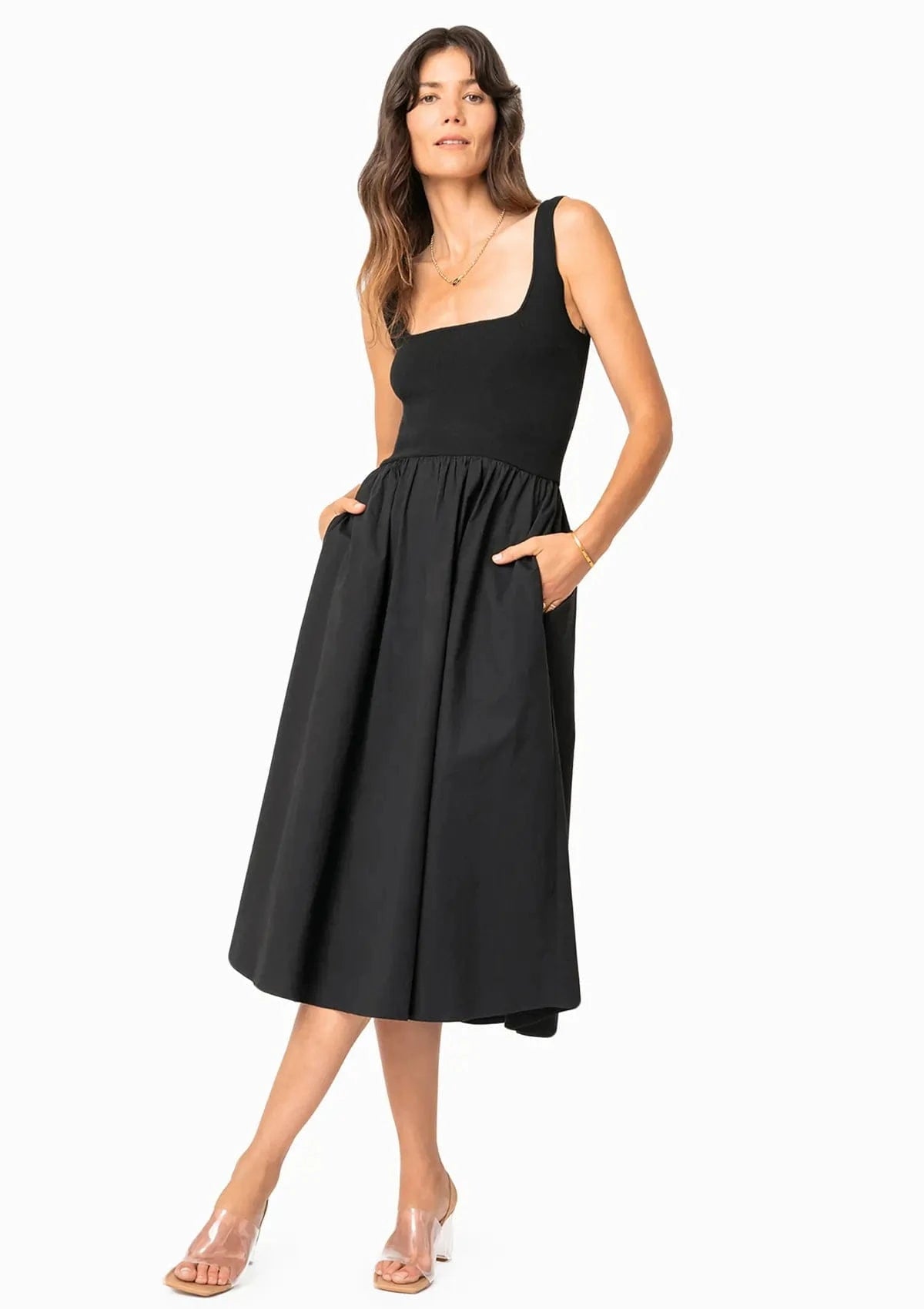 Illusion Dress - Black