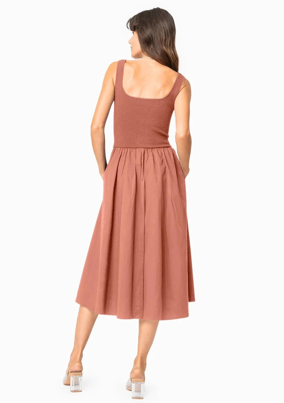 Illusion Dress - Desert Rose