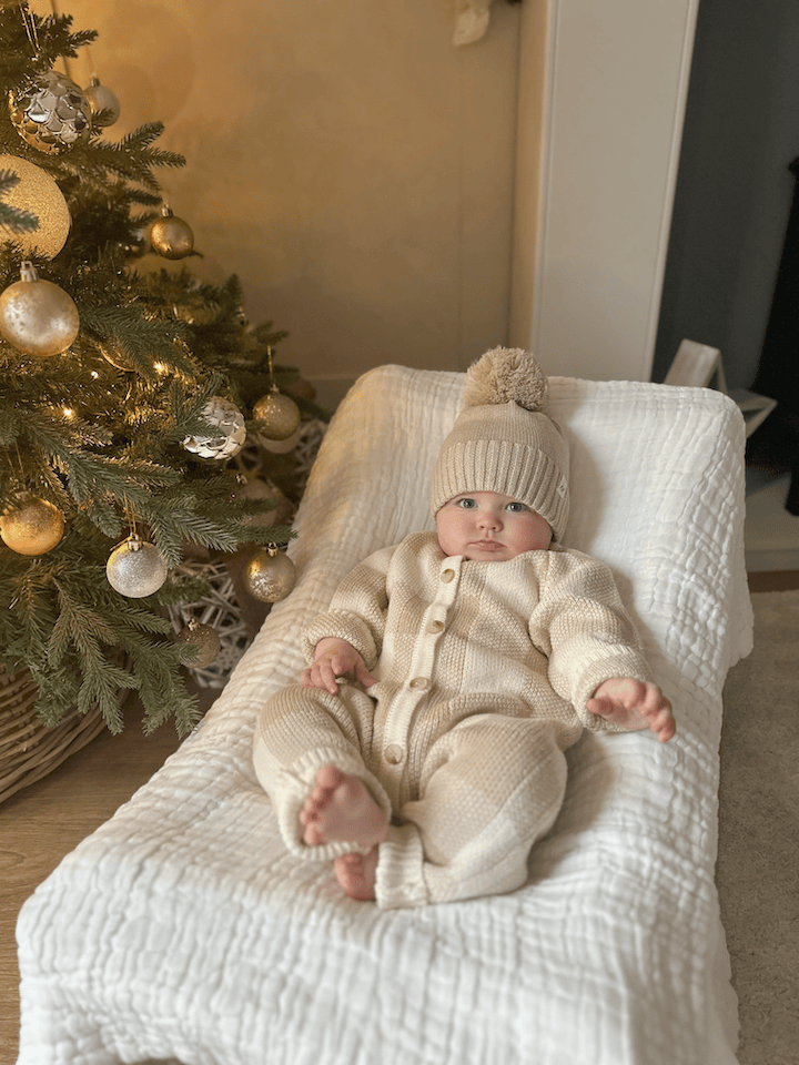 Gingham Knit Jumpsuit