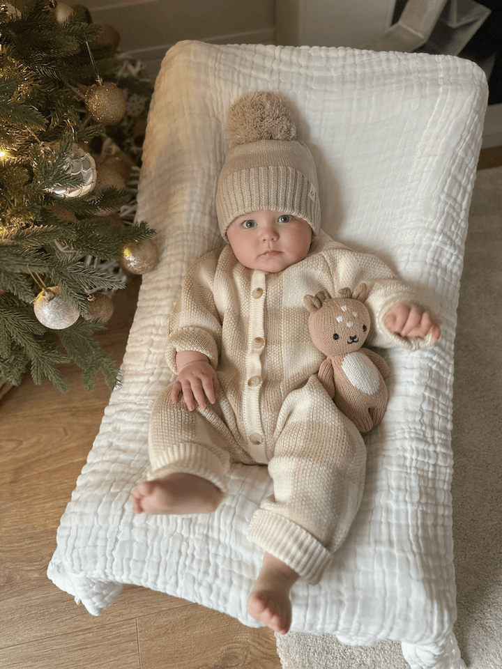 Gingham Knit Jumpsuit