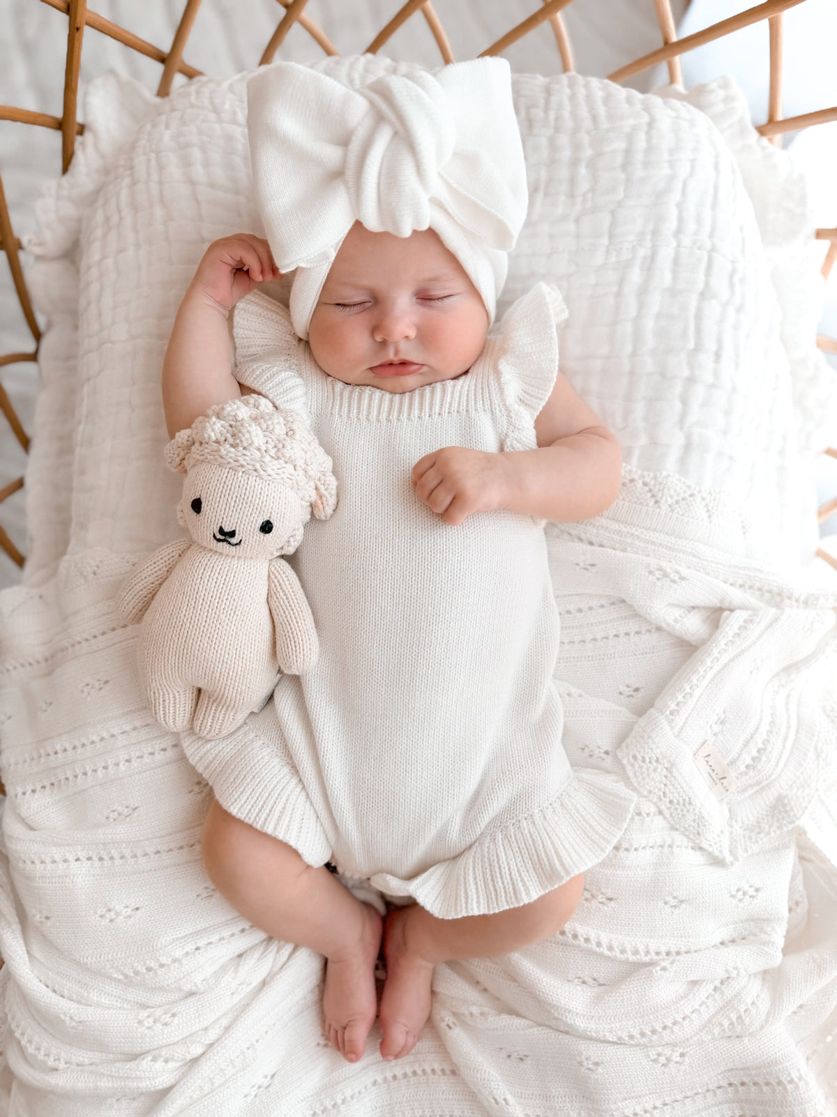 Frills Knit Romper