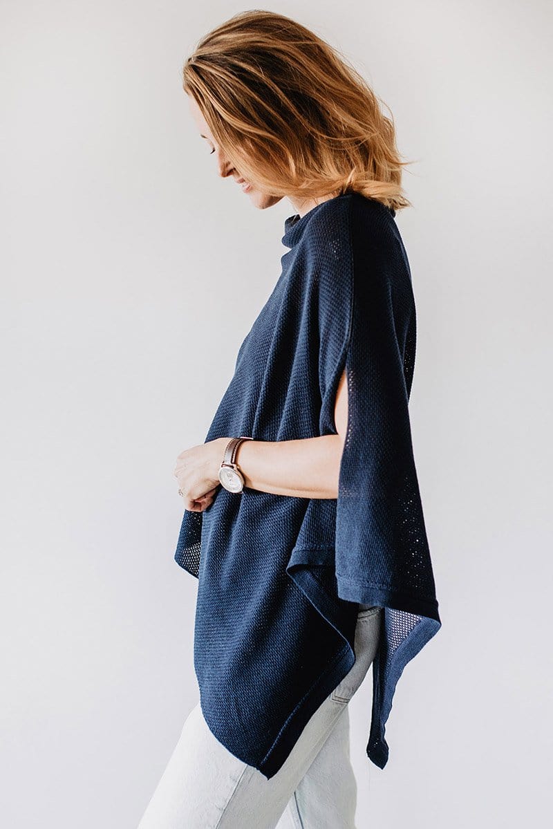 Navy Cocoon