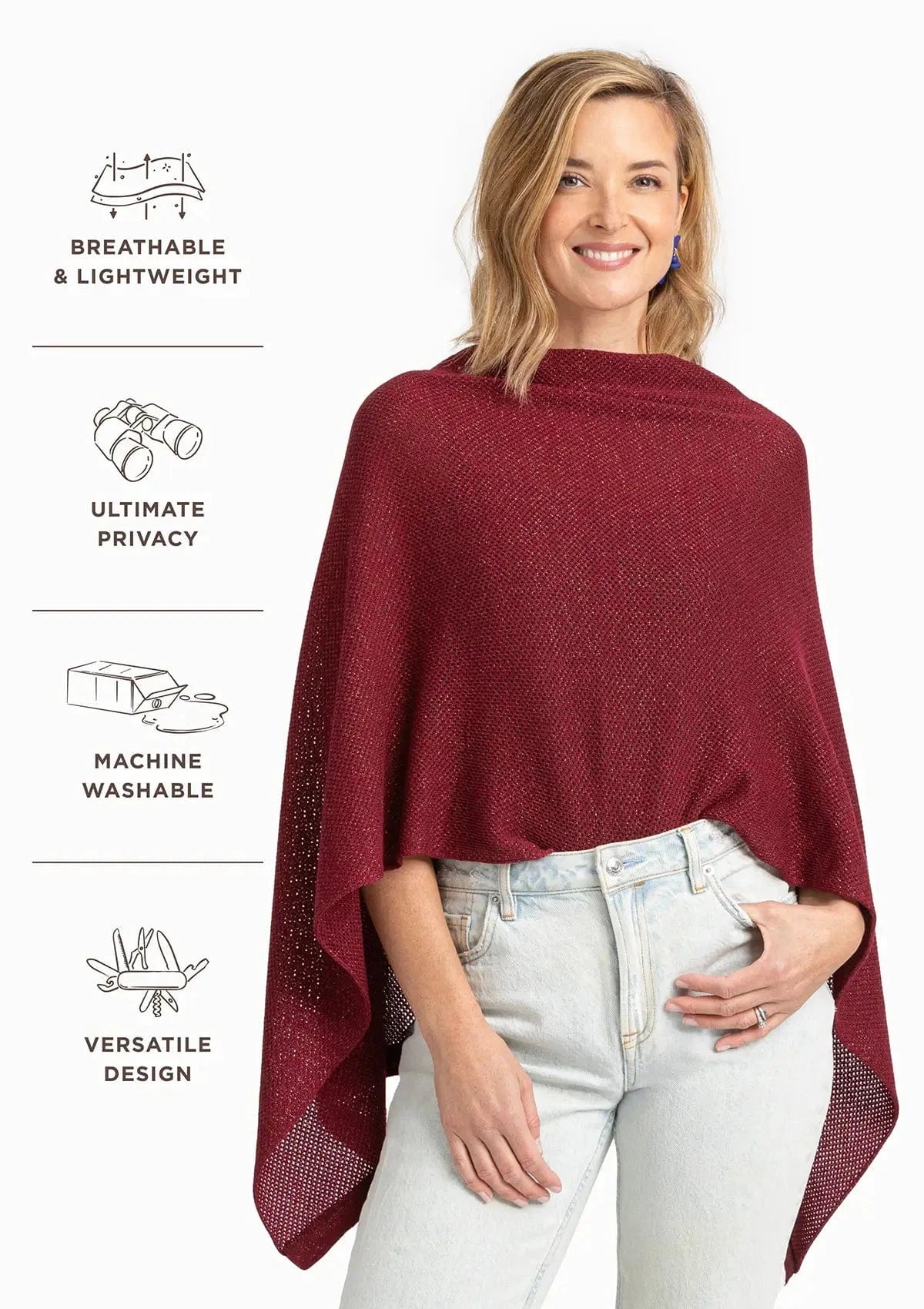 Burgundy Cocoon