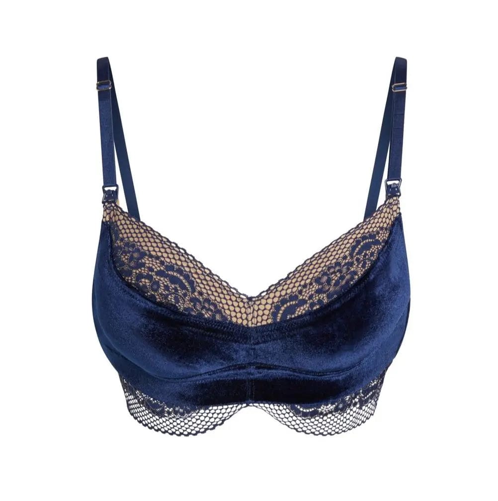 Jolie Luxe Nursing + Handsfree Pumping Bra - Indigo