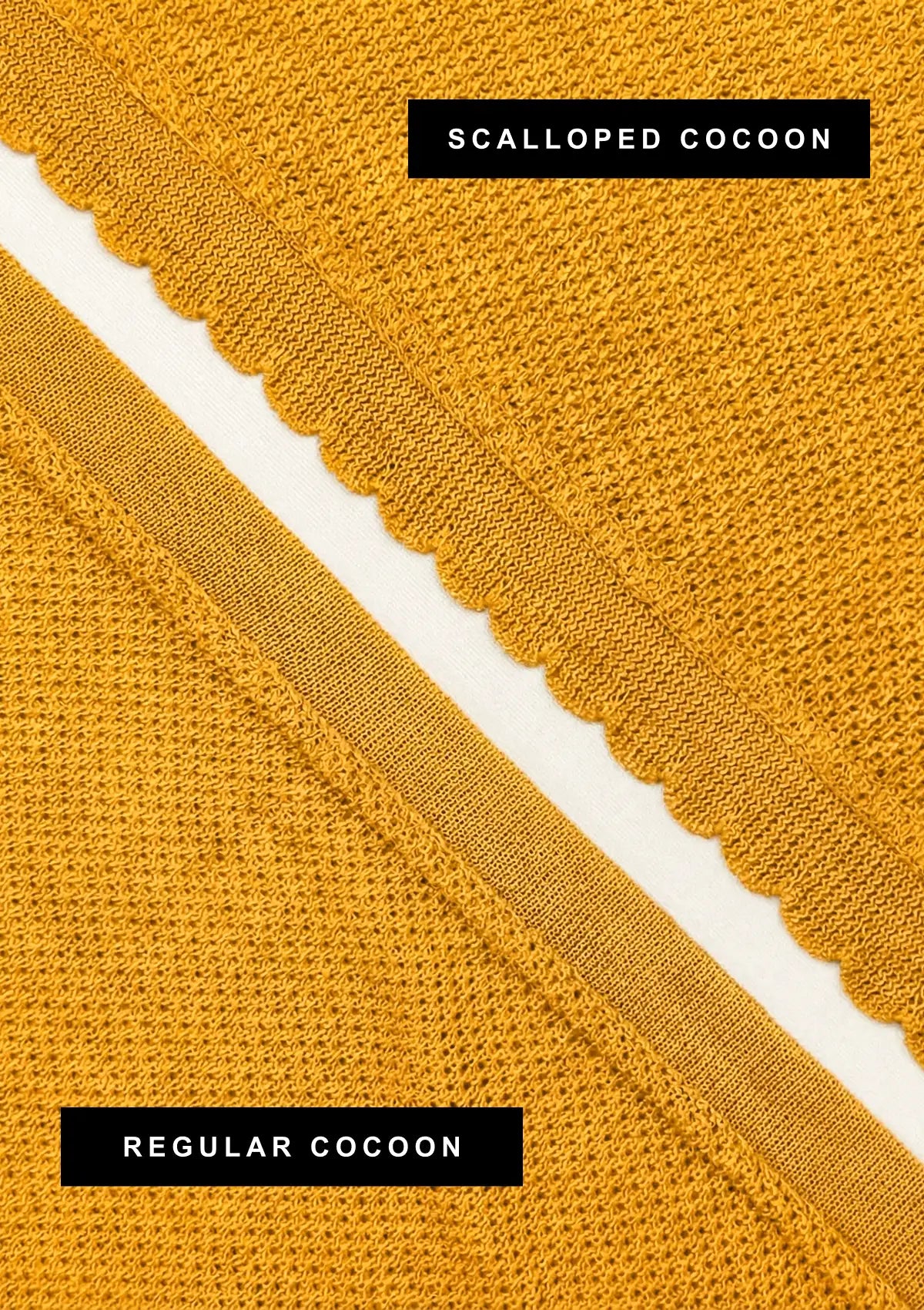 Limited Edition: Scalloped Cocoon - Honey