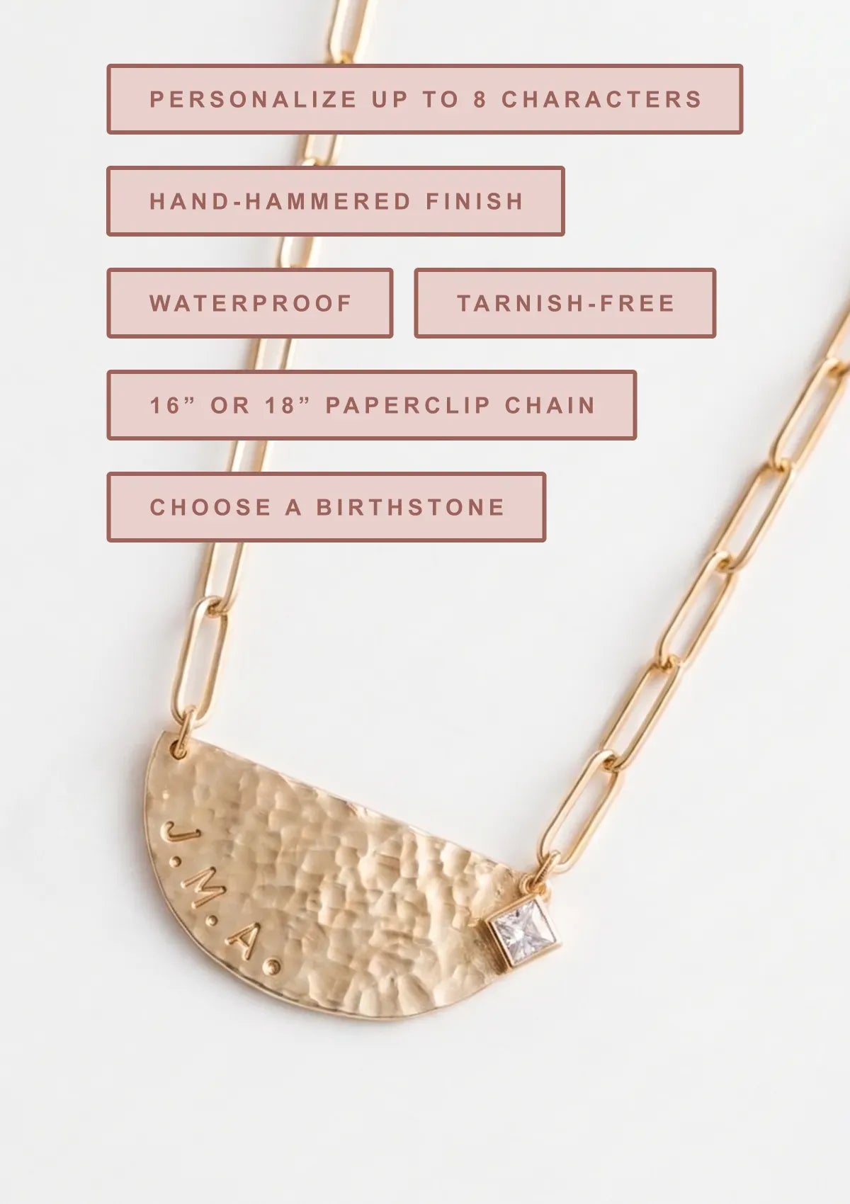 The Demi Lune Necklace - 14k gold filled