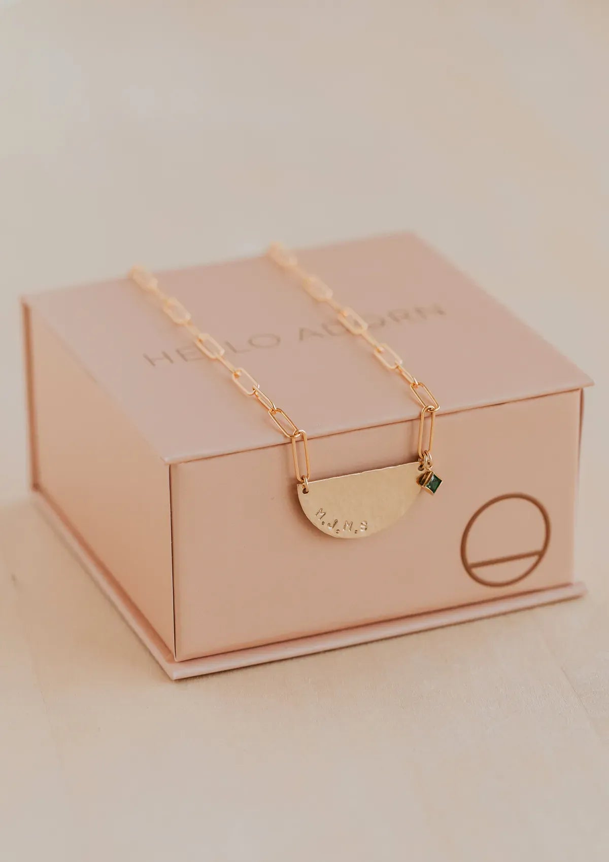 The Demi Lune Necklace - 14k gold filled