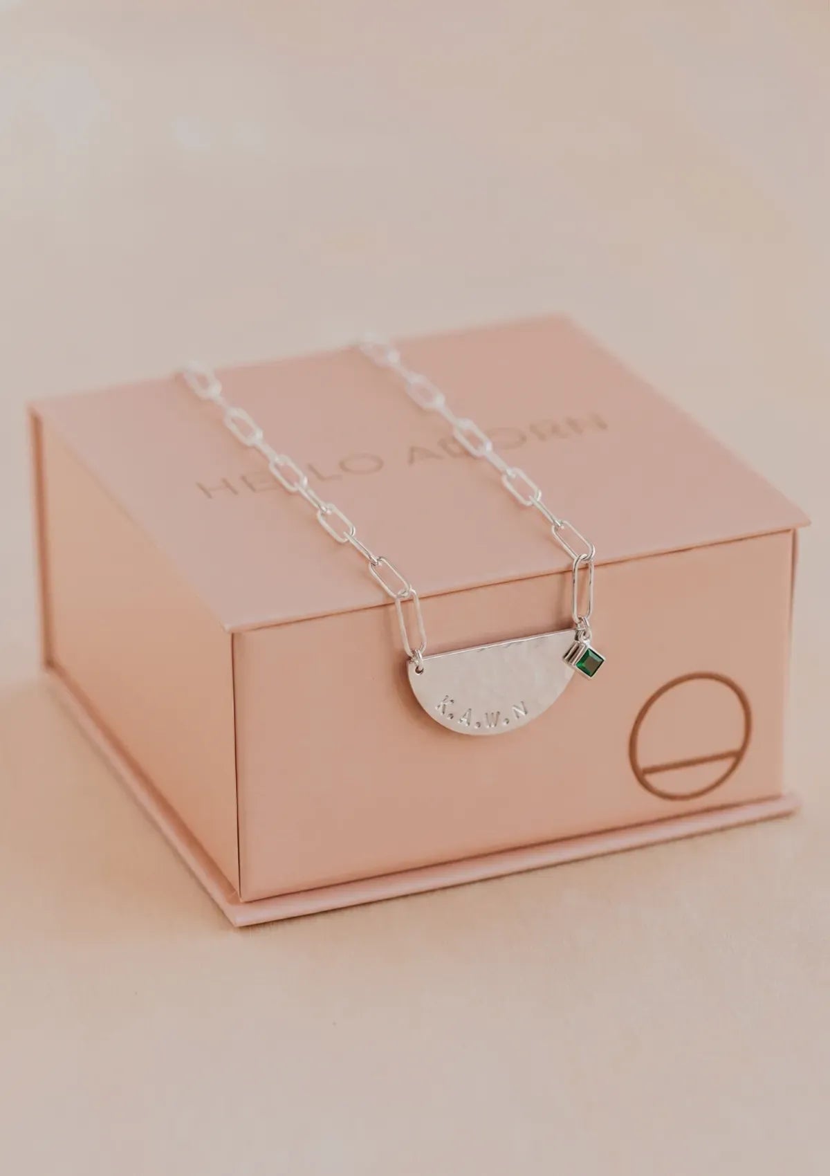 The Demi Lune Necklace - Sterling Silver