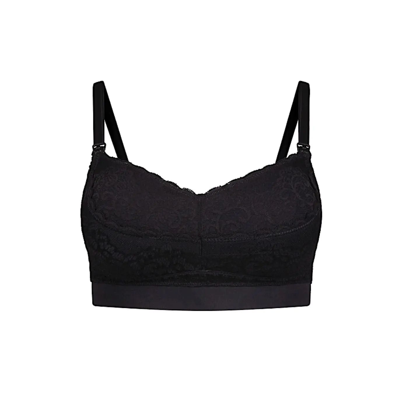 Pippa Cushioned Nursing + Handsfree Pumping Bra - Black