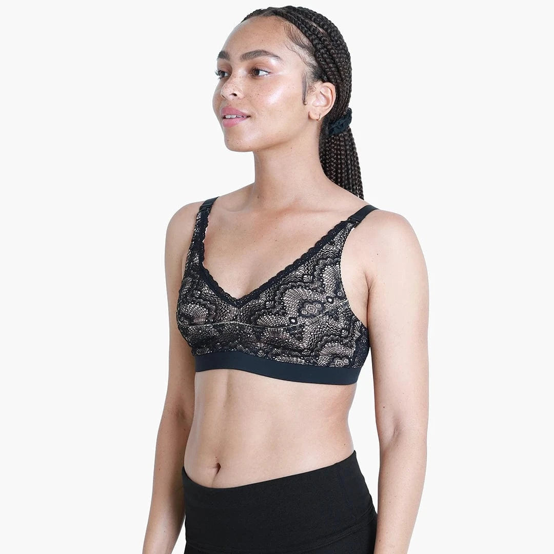 Ruby Handsfree Pumping + Nursing Bra - Black