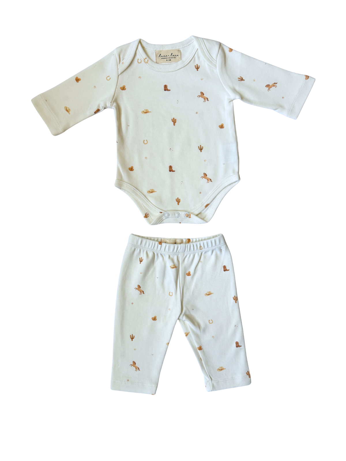 Vintage Western Bodysuit + Pant Set