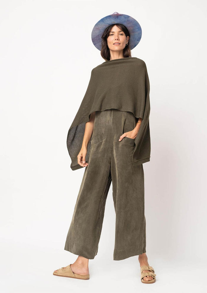 Mirama Orange Ribbed Jumpsuit
