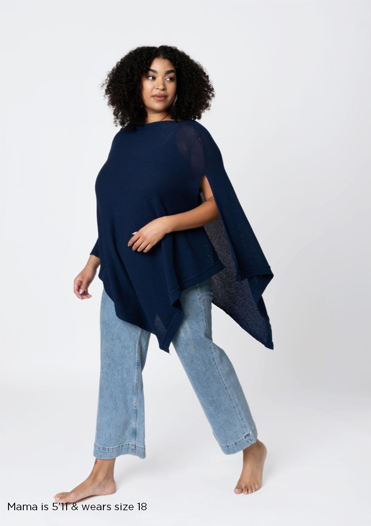 The Navy Cocoon™ Plus Breathable Nursing Cover