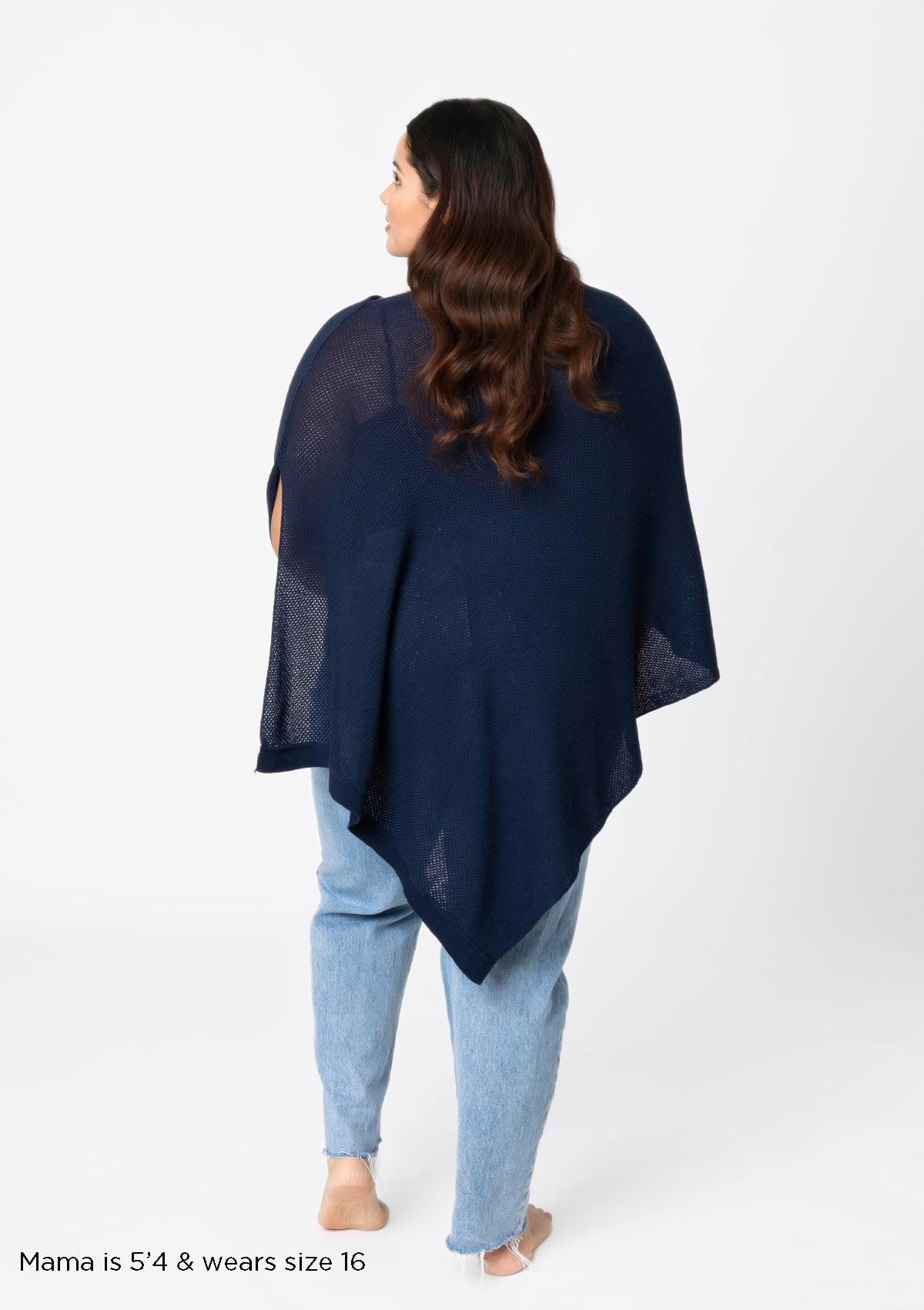 The Navy Cocoon™ Plus Breathable Nursing Cover
