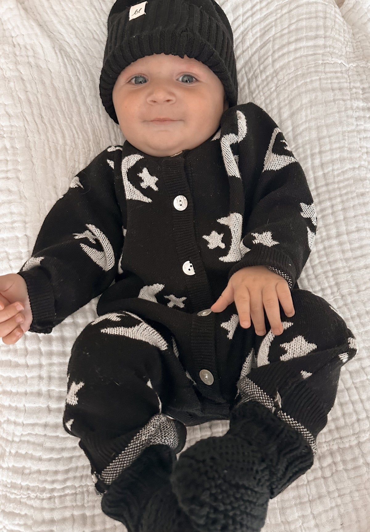 Midnight Sky Jacquard Jumpsuit