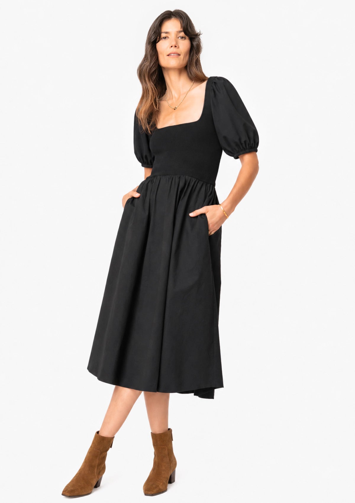 Encore Nursing Dress - Black