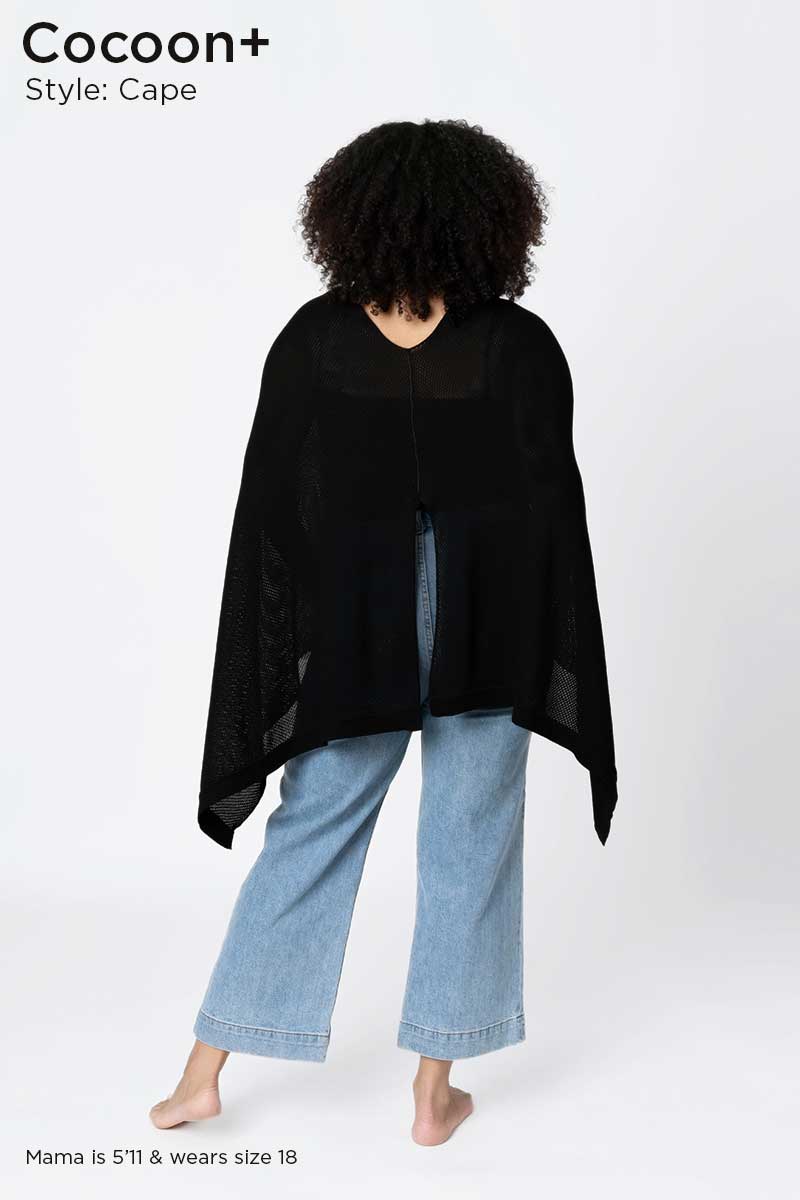 Black Cocoon™ Plus Breathable Nursing Cover